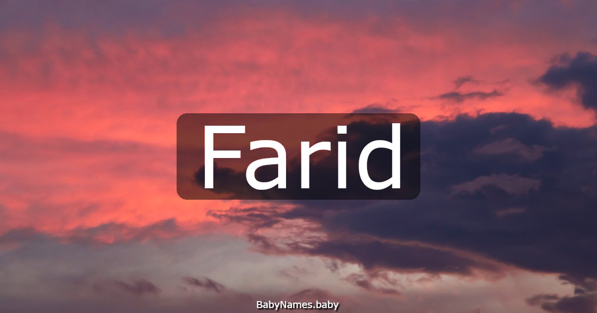 Farid