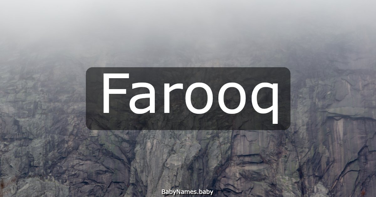 Farooq