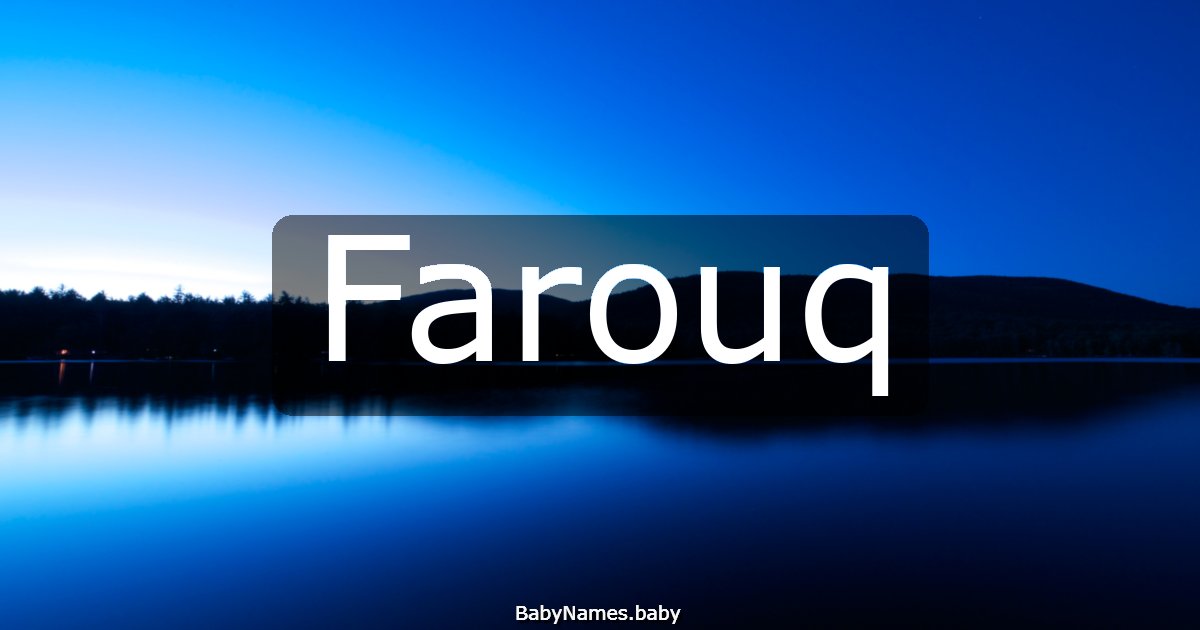 Farouq