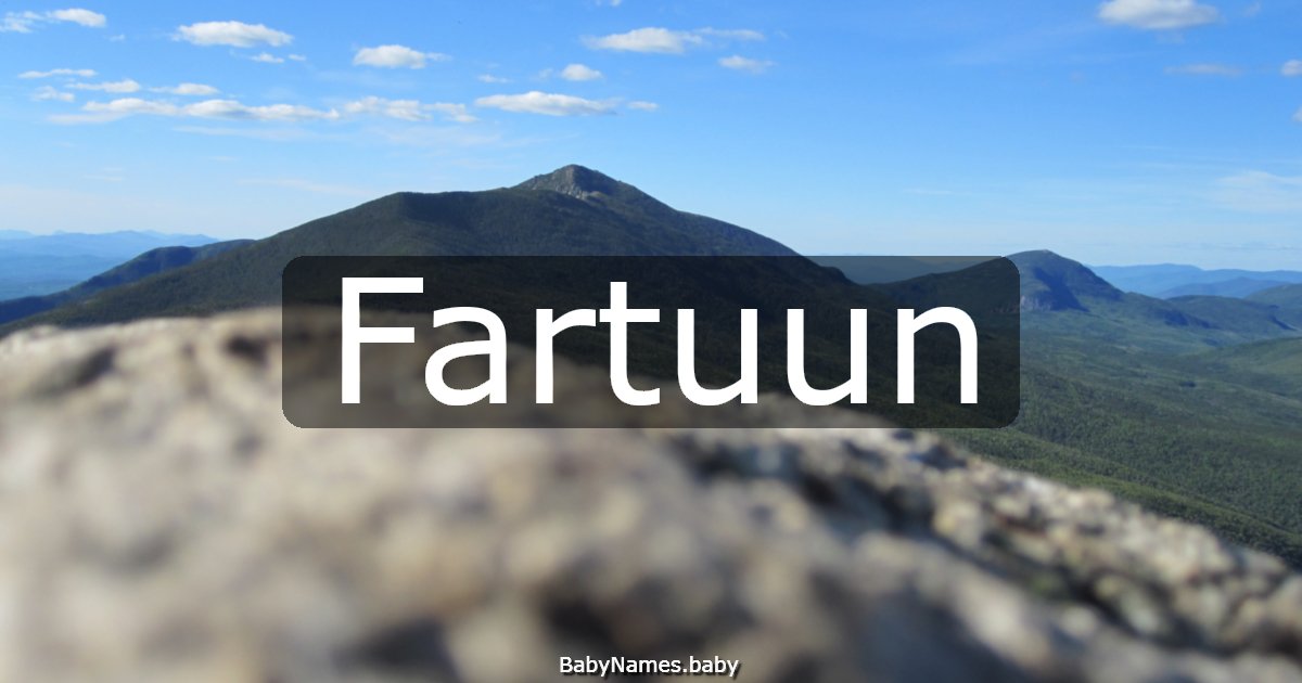 Fartuun
