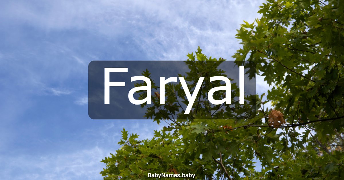 Faryal