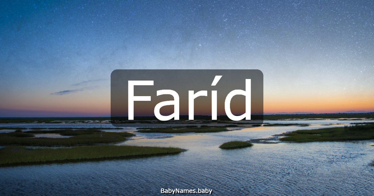 Faríd
