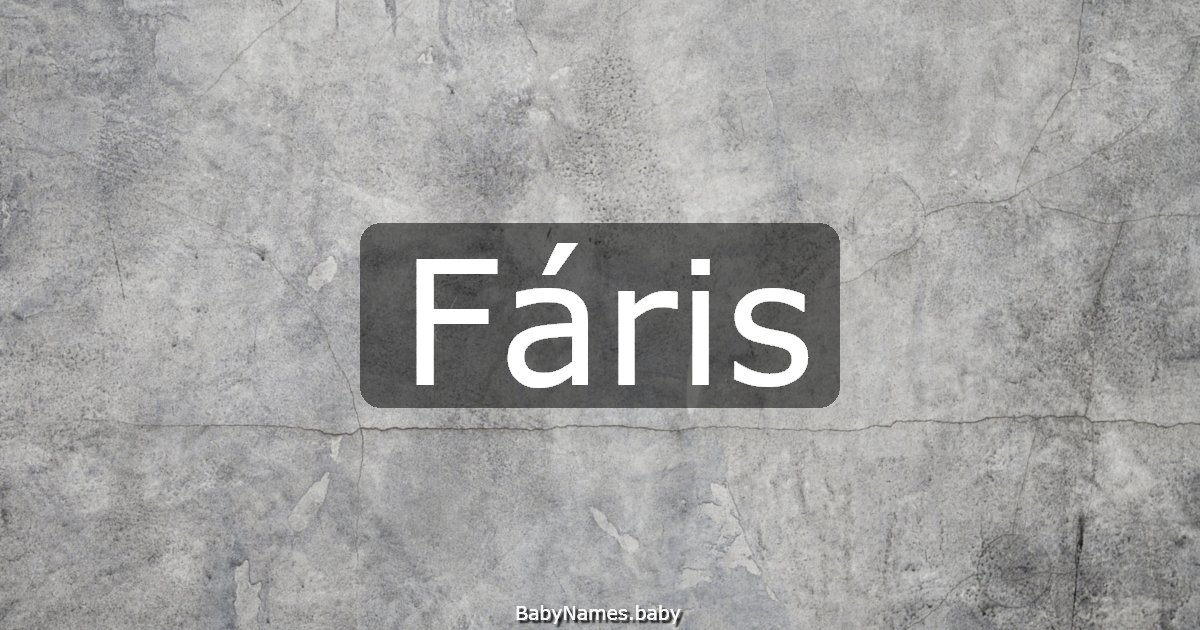 Fáris