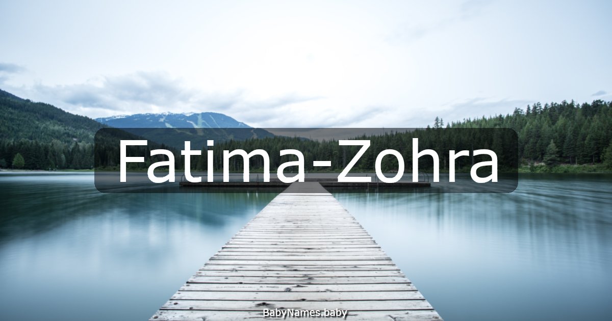 Fatima-Zohra