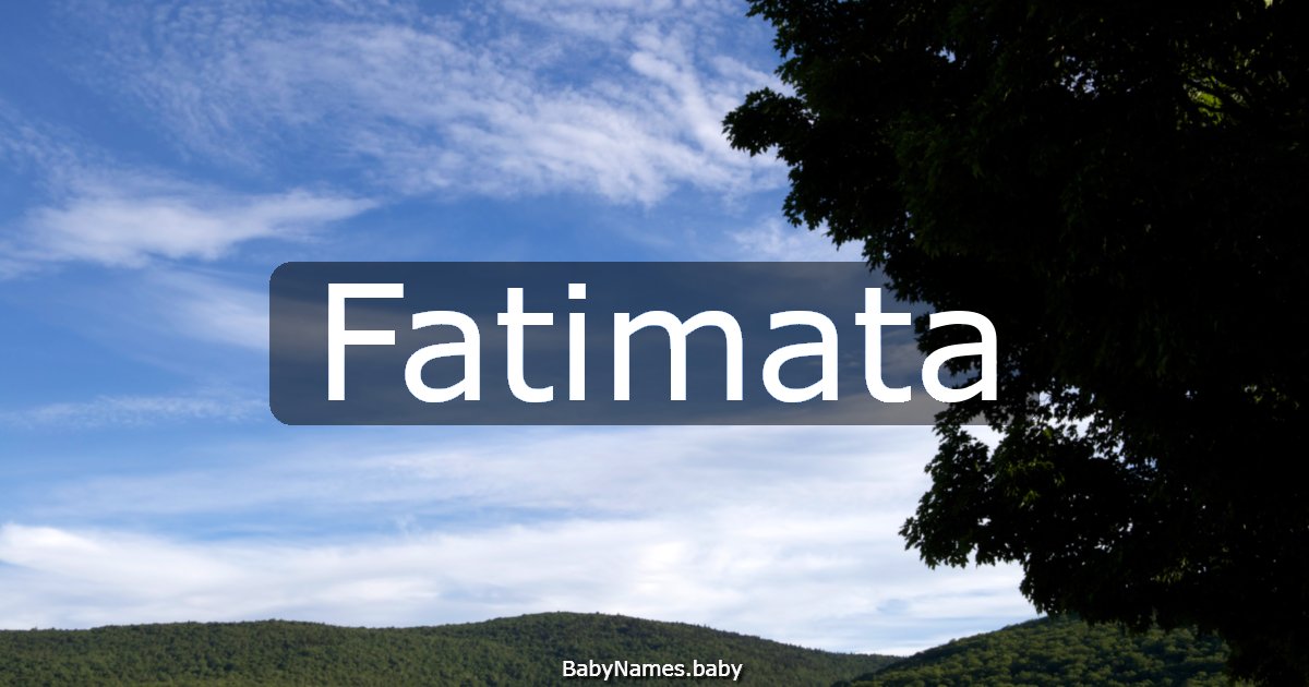 Fatimata