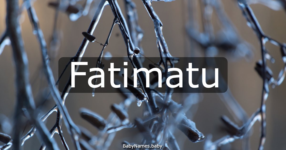 Fatimatu