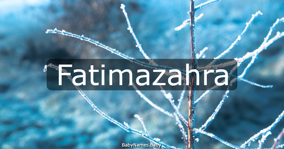 Fatimazahra