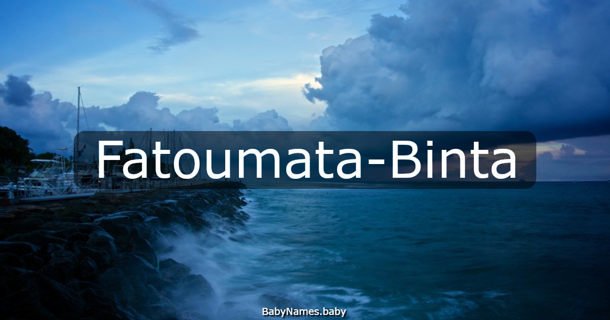 Fatoumata-Binta