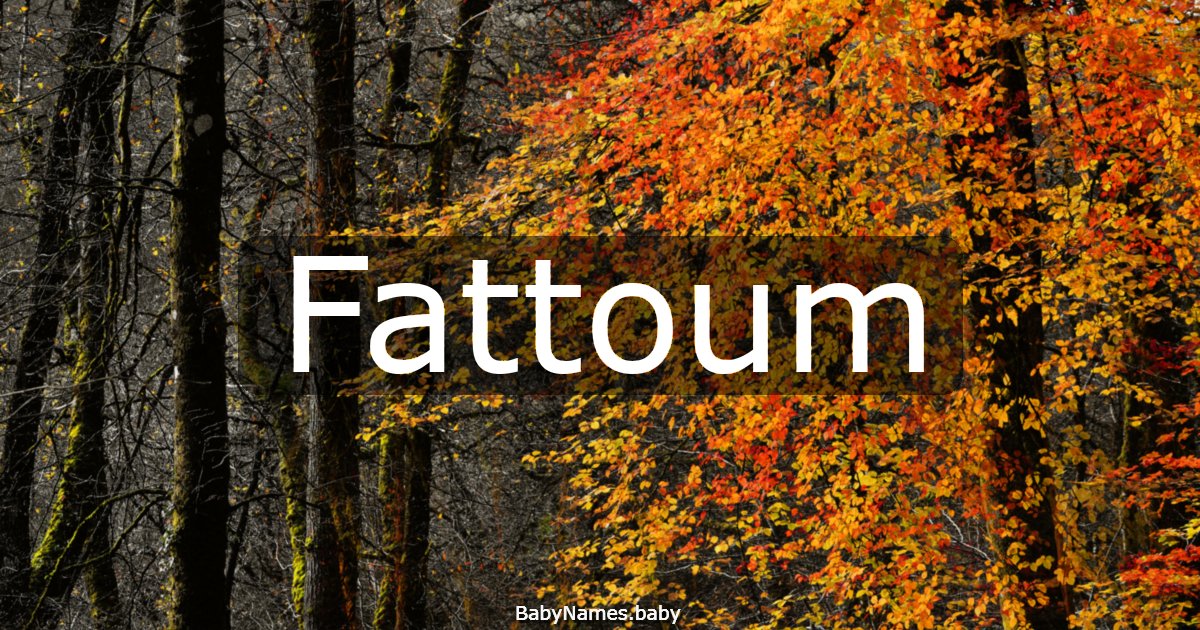 Fattoum