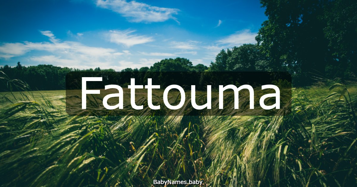 Fattouma