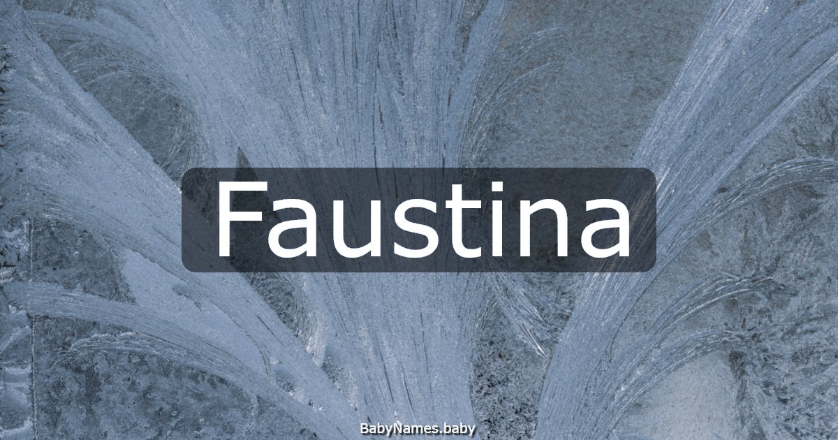Faustina
