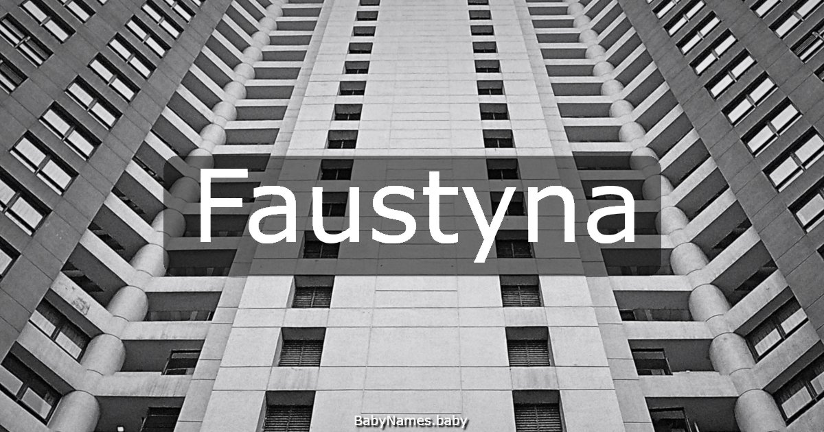 Faustyna