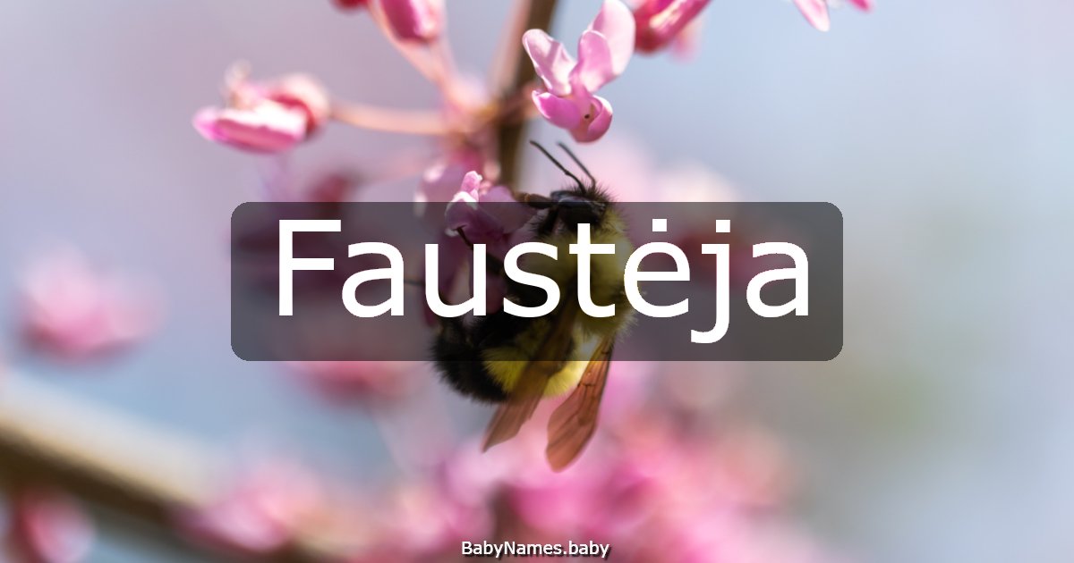 Faustėja