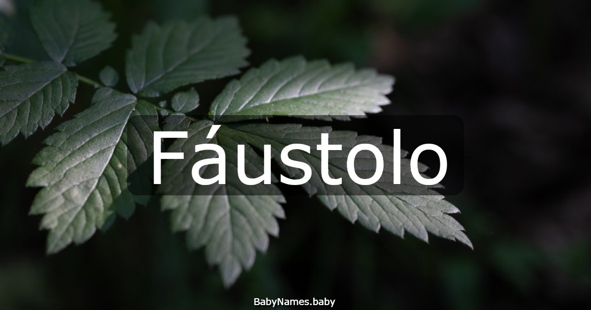 Fáustolo