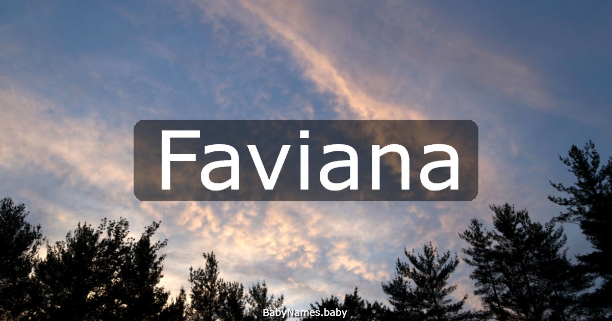 Faviana
