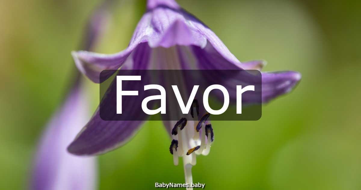 Favor