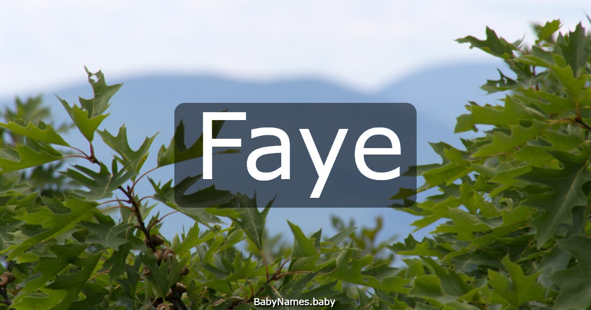 Faye