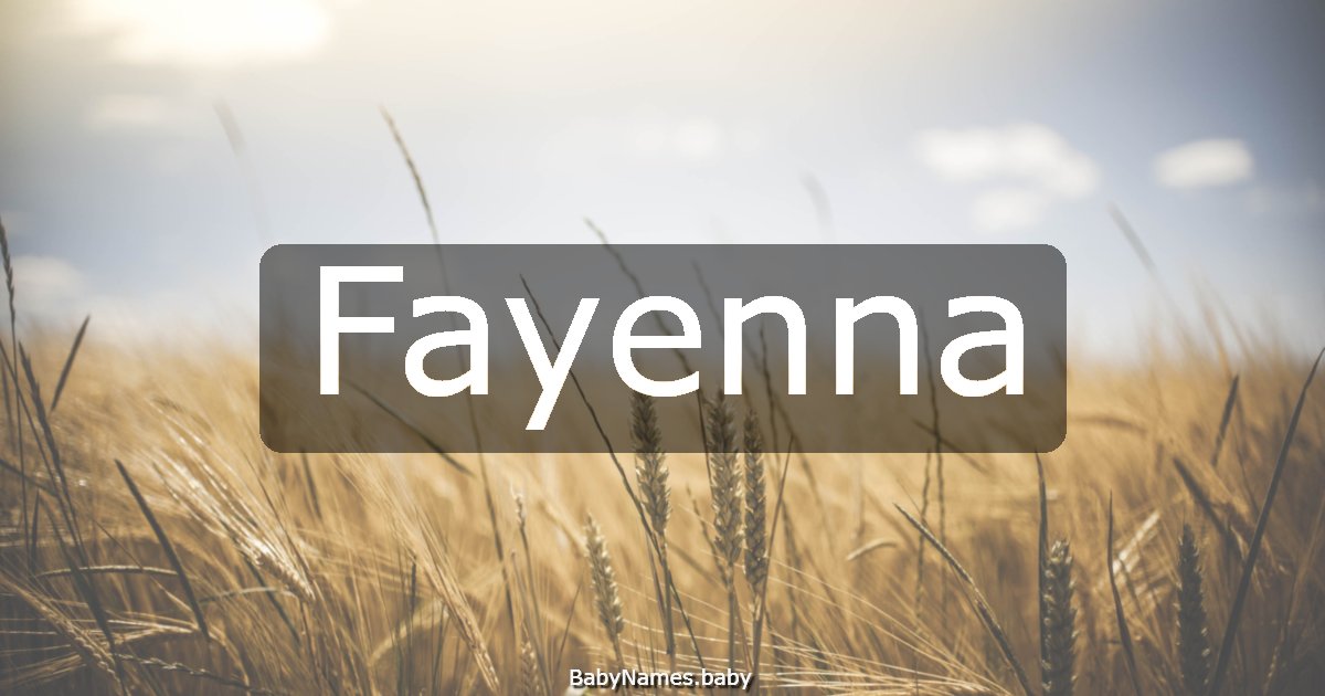 Fayenna