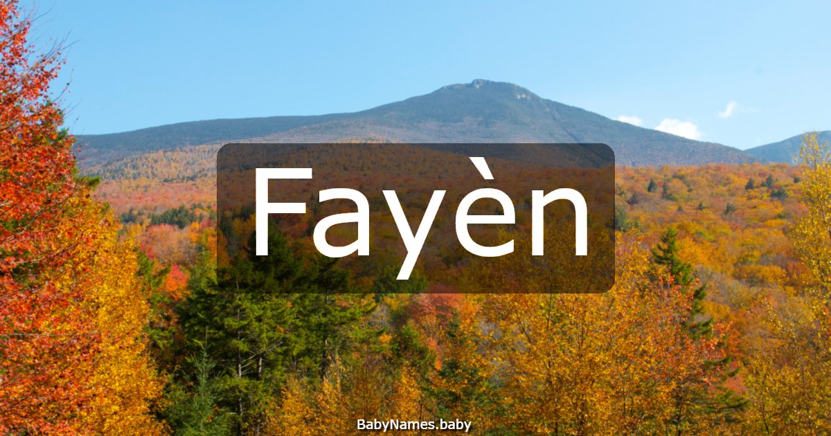Fayèn