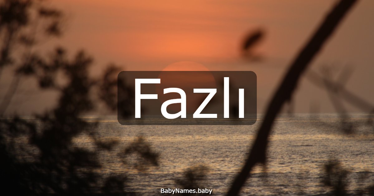 Fazlı