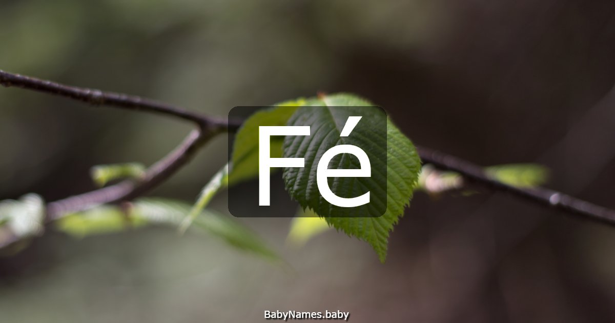Fé