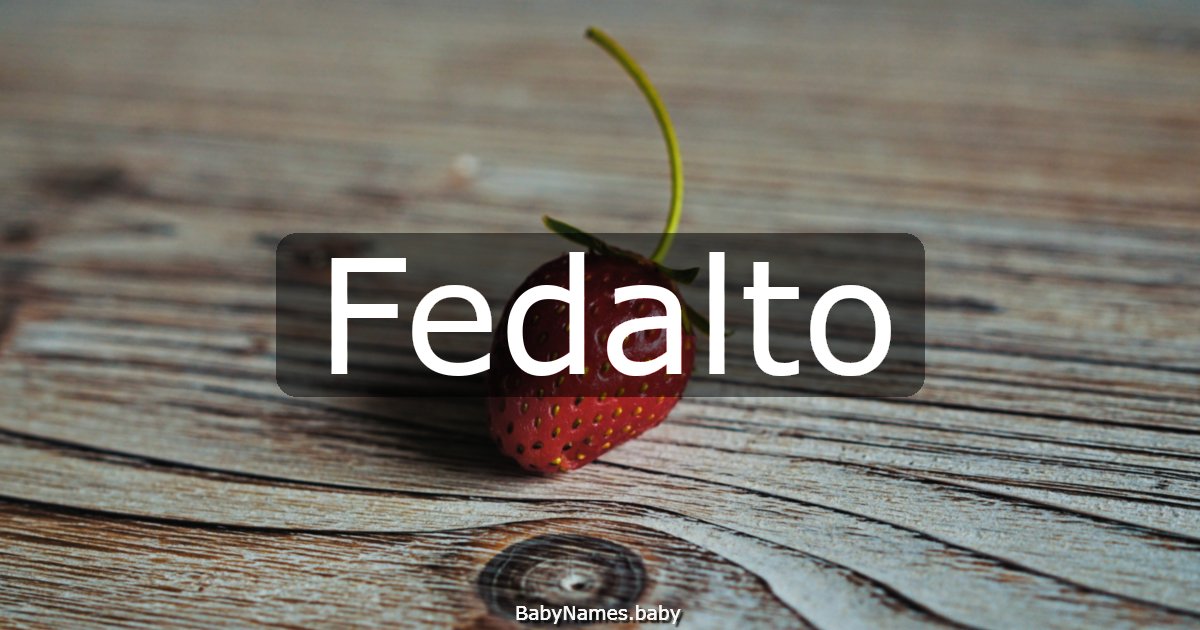 Fedalto