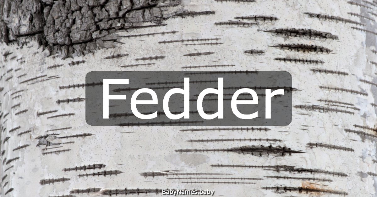Fedder