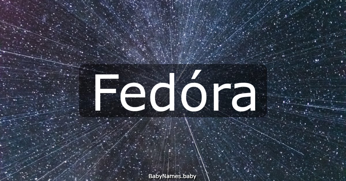 Fedóra