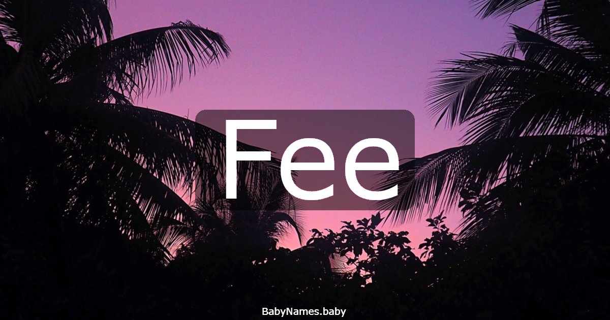 Fee