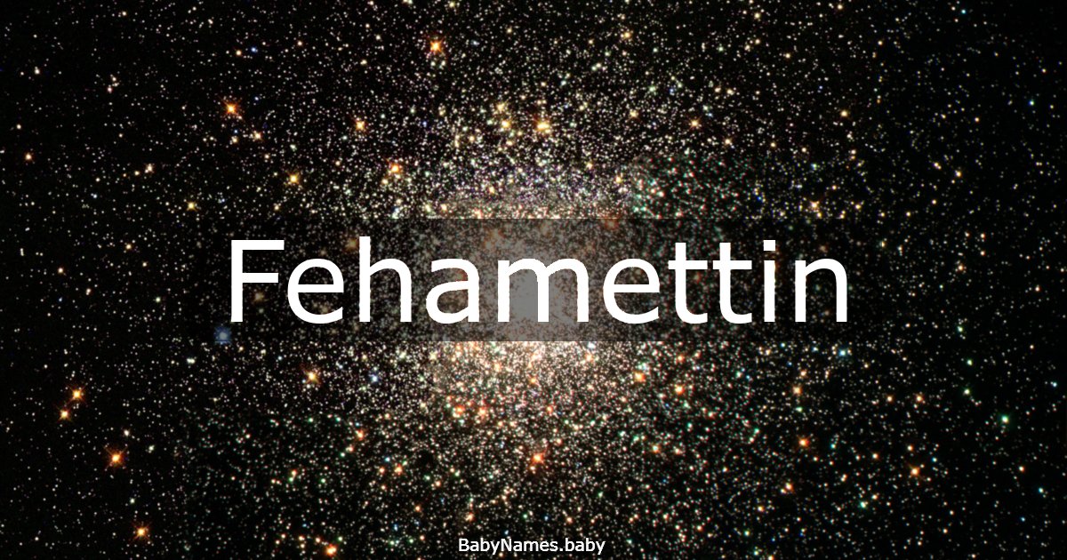 Fehamettin
