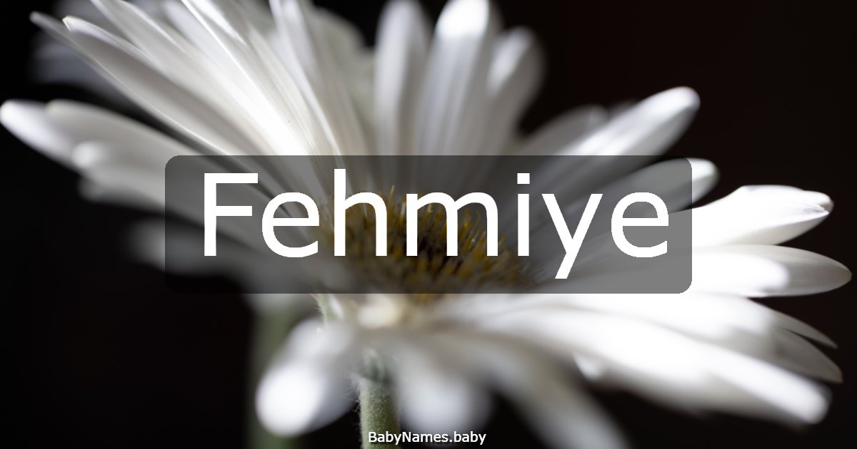 Fehmiye