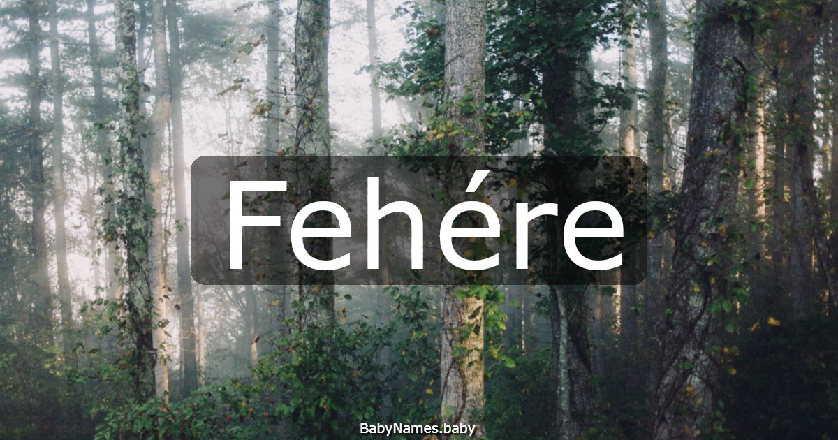 Fehére