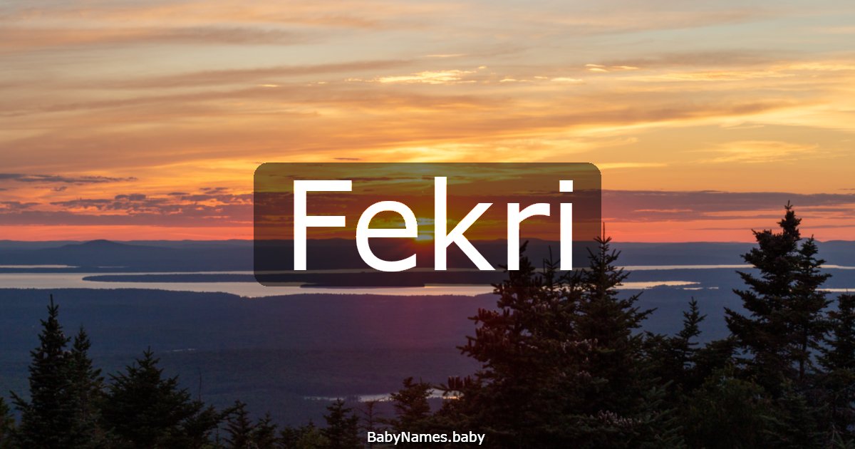 Fekri