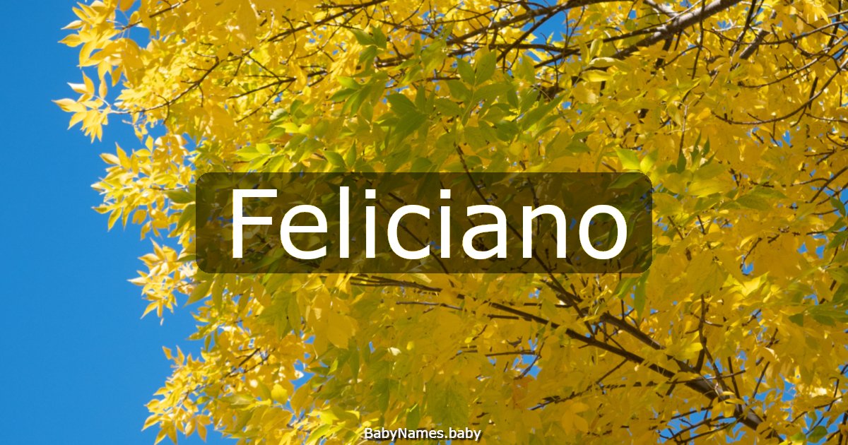 Feliciano