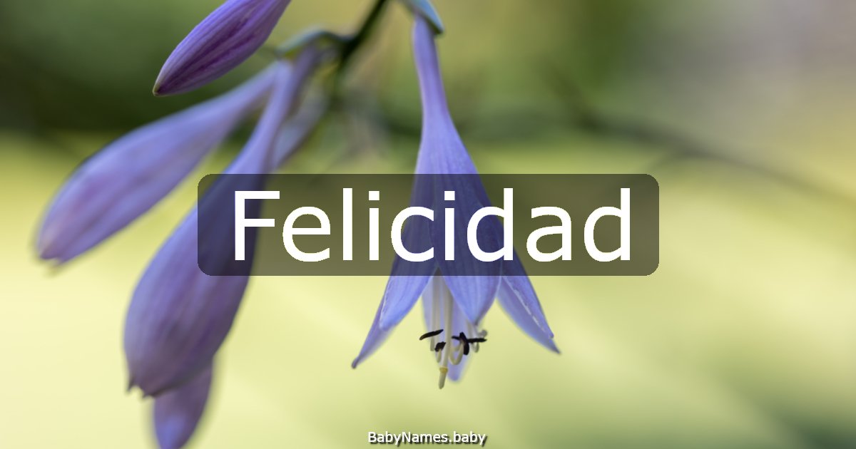 Felicidad
