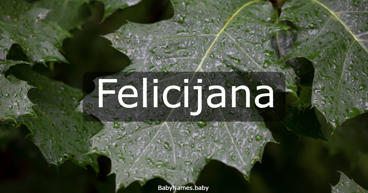 Felicijana