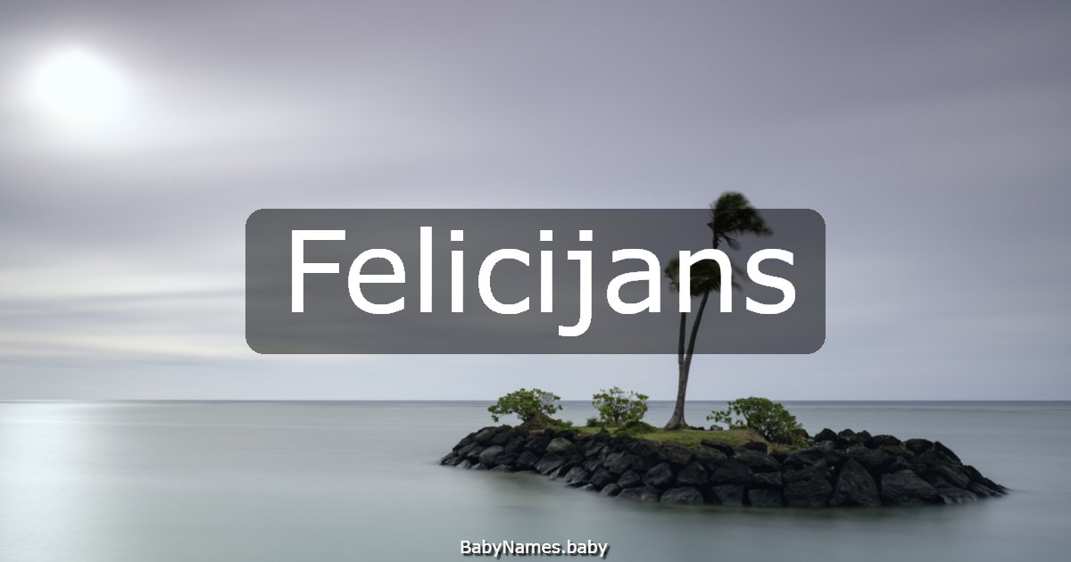 Felicijans