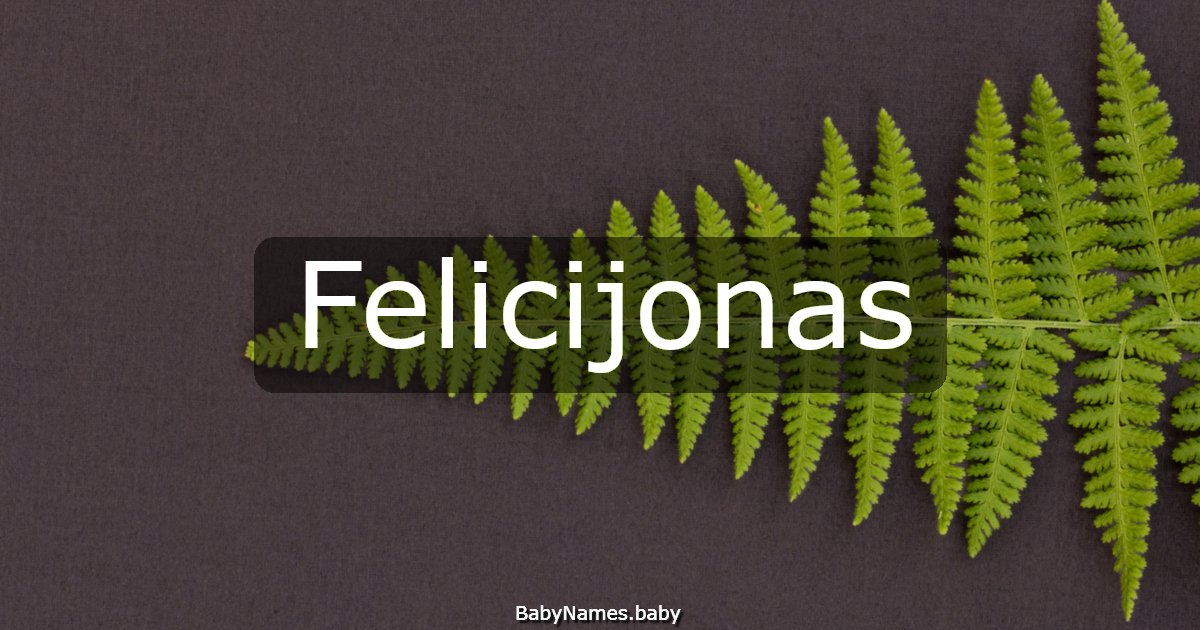 Felicijonas