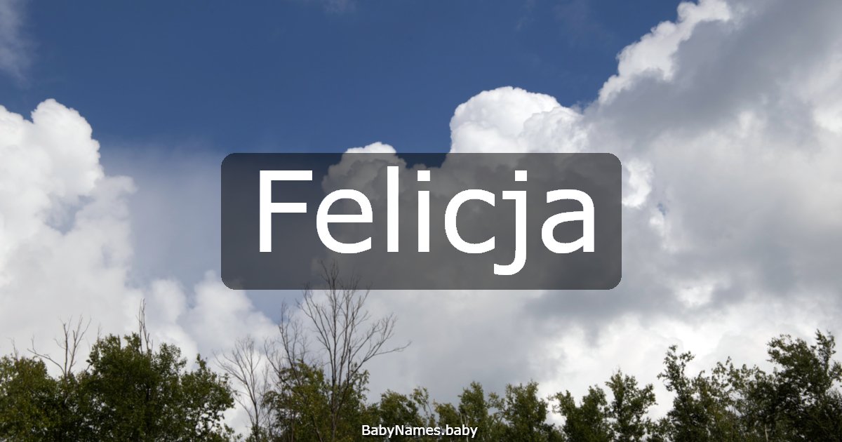 Felicja
