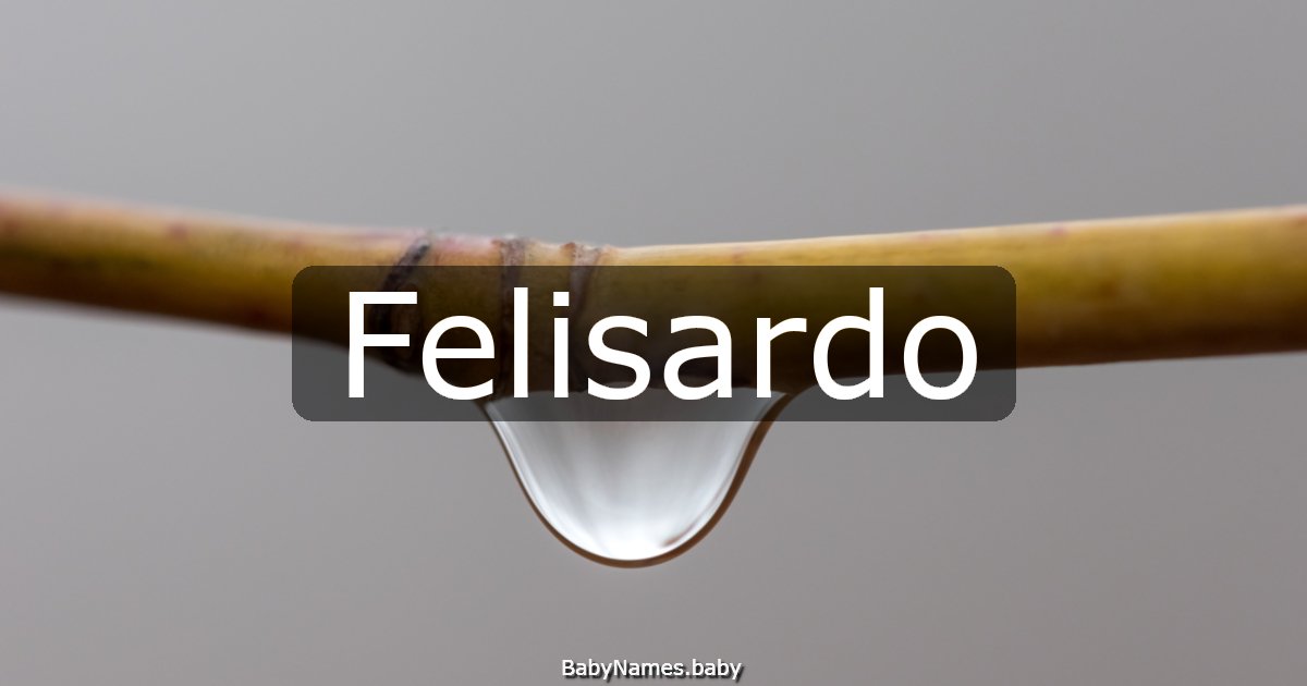 Felisardo