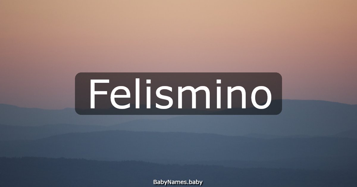 Felismino