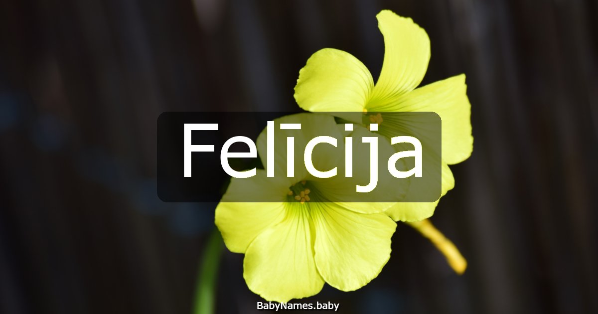 Felīcija