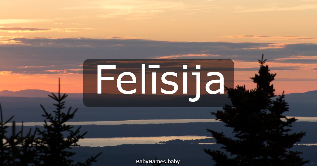 Felīsija