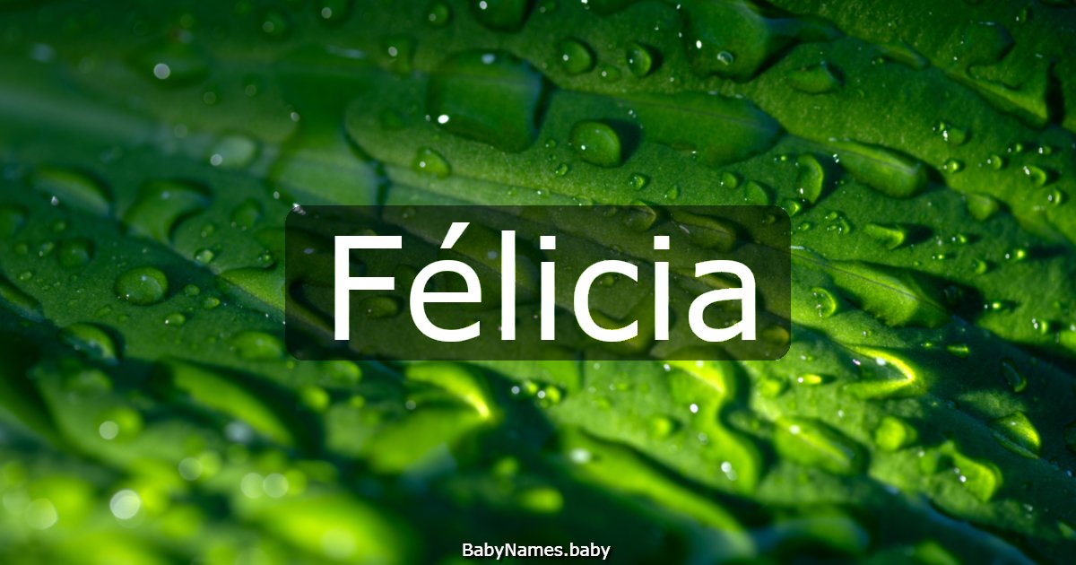 Félicia