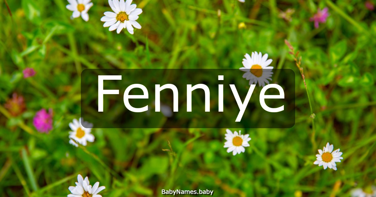 Fenniye