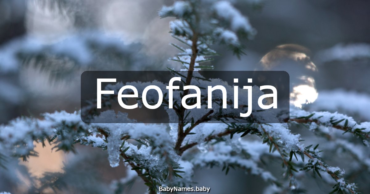 Feofanija