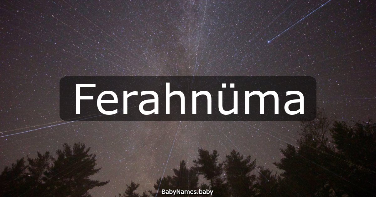 Ferahnüma