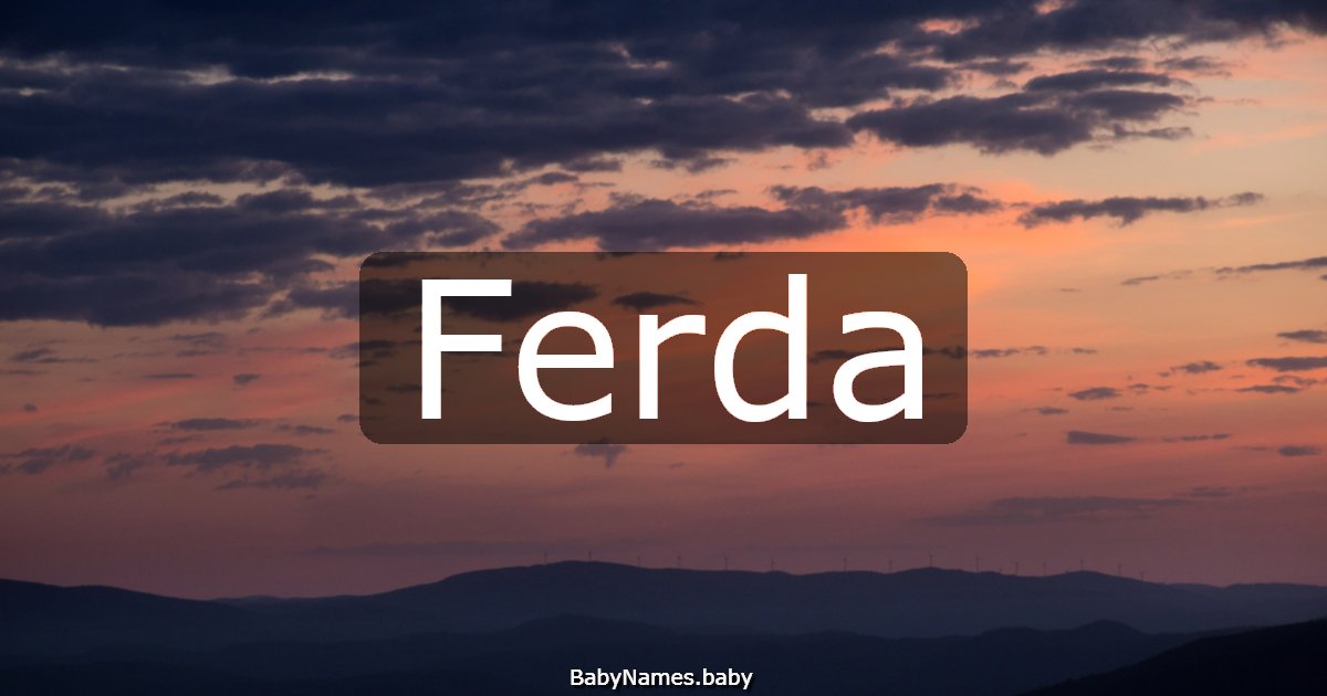 Ferda