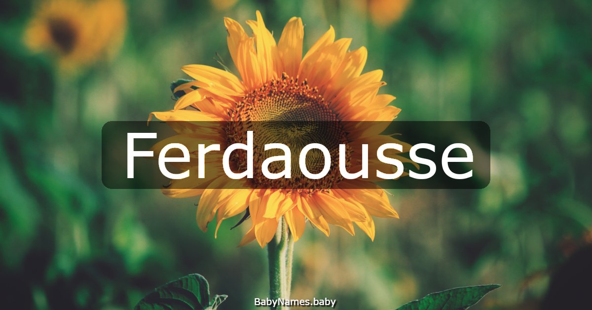 Ferdaousse