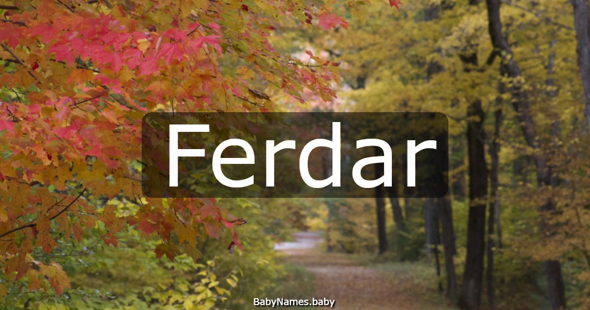 Ferdar